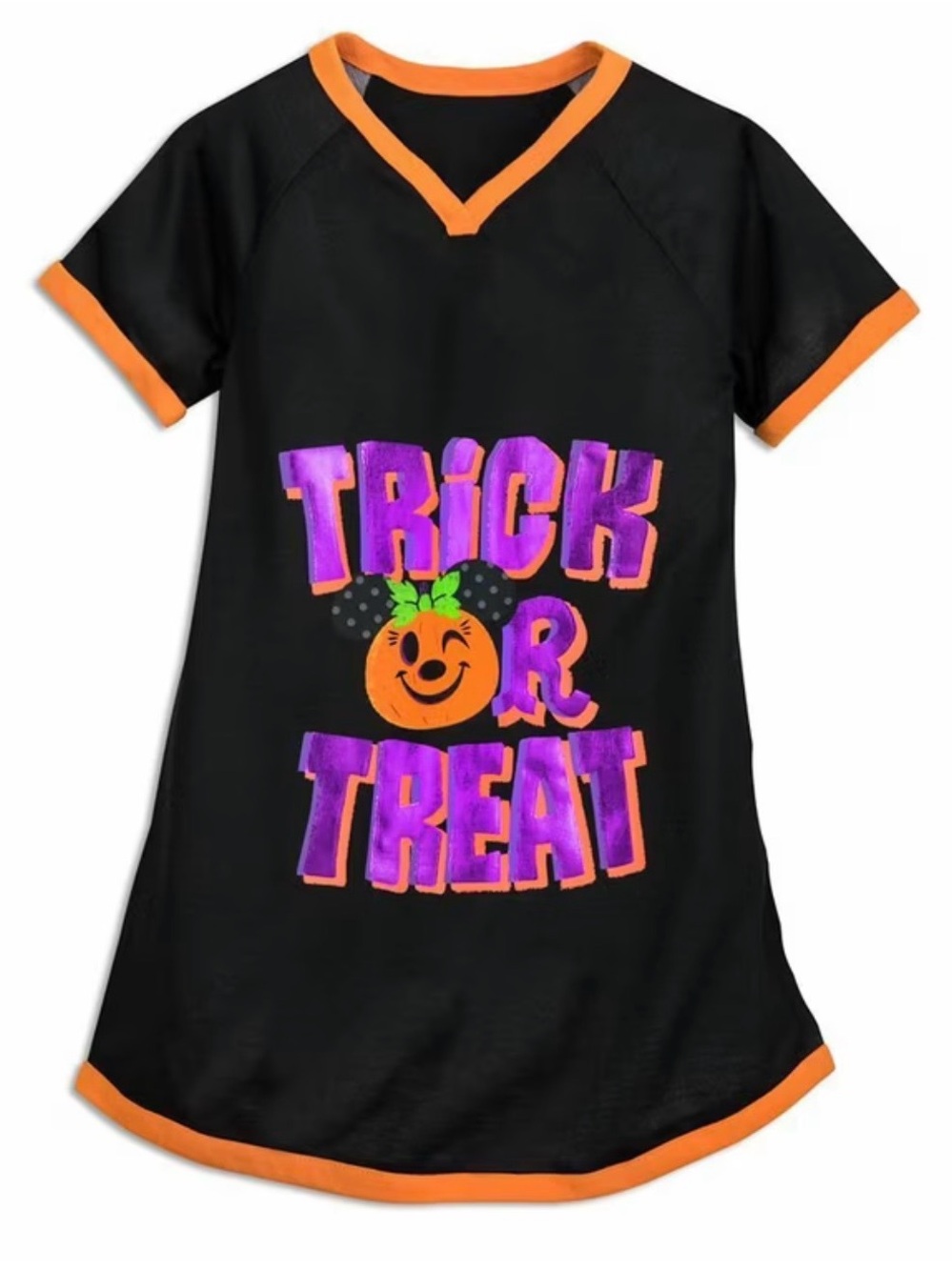 Disney Minnie Mouse Trick or Treat Halloween Nightgown